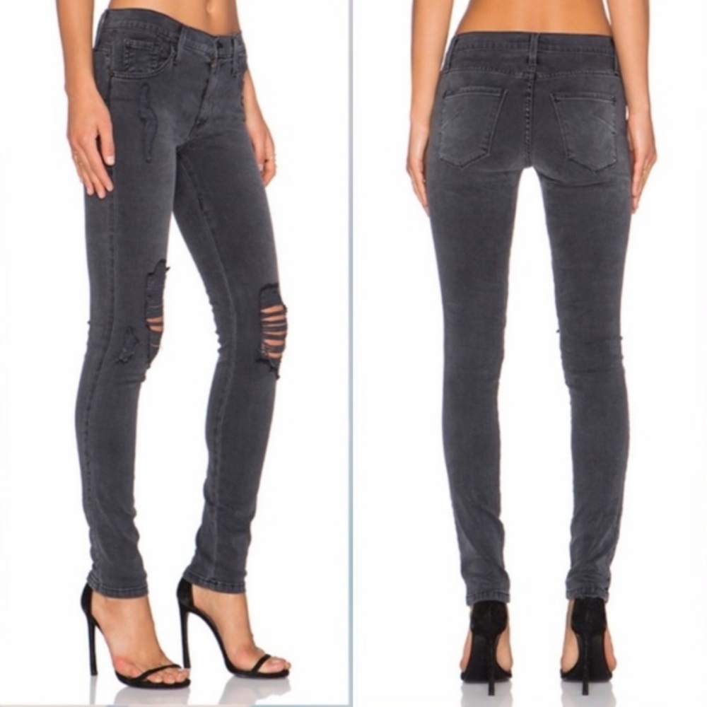 James Skinny Jeans mid-rise destroy / distressed